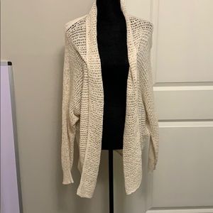 Billabong crocheted open cardigan